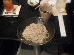 阿部会員が打った蕎麦