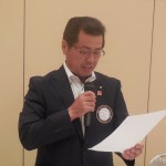 出席率発表　牟田会員