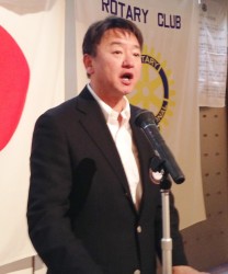 年度計画発表　国際奉仕委員会　五十嵐　桂一　委員長